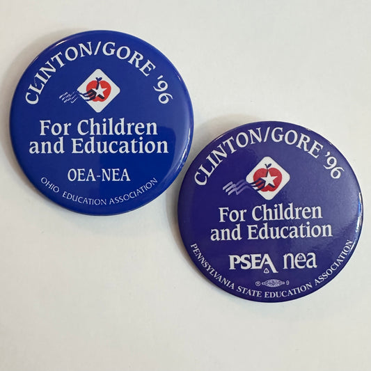 Pair of OH & PA Education Associations for Clinton & Gore '96
