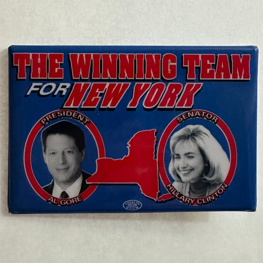 The Winning Team for New York, Gore & Clinton Coattail