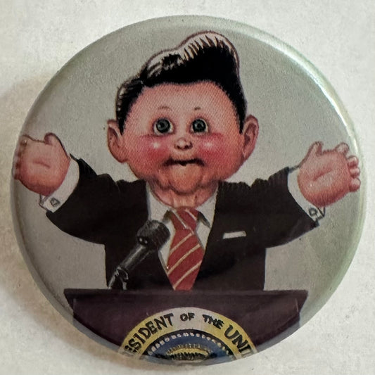 Reagan Cabbage Patch Doll Cartoon