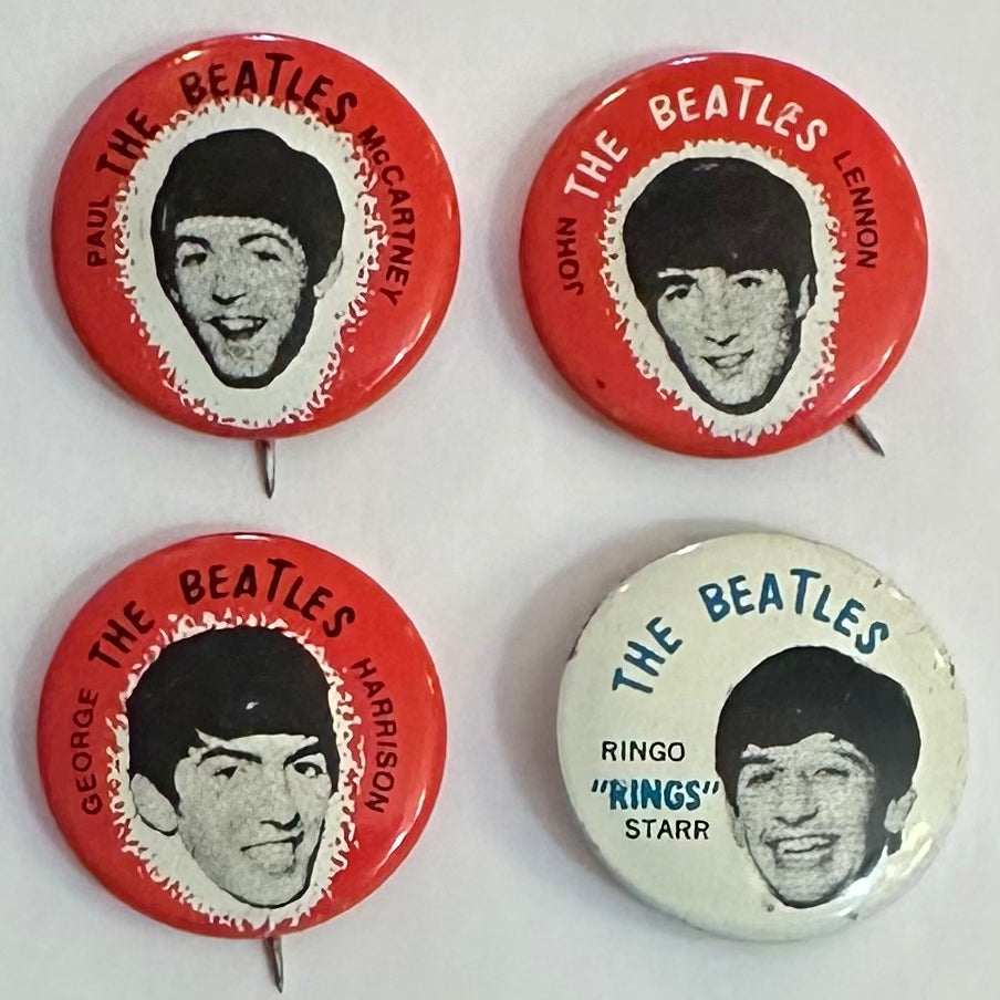 Set of The Beatles buttons