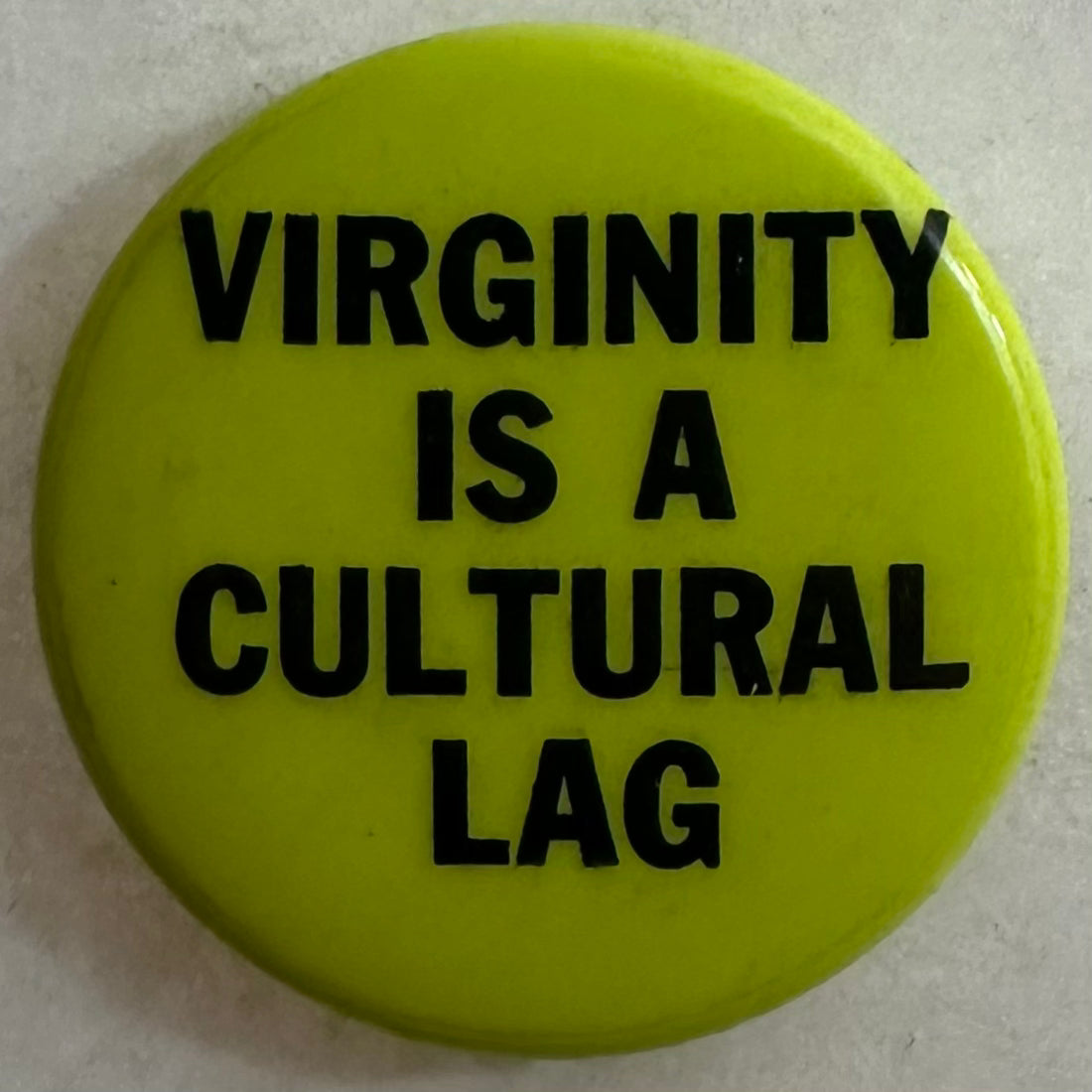 Virginity is a Cultural Lag