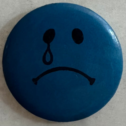 Blue Sad Face