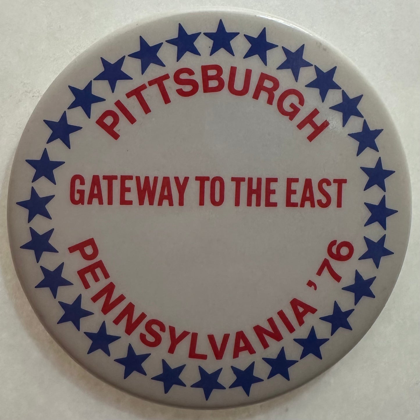 Large Pittsburgh Bicentennial Button