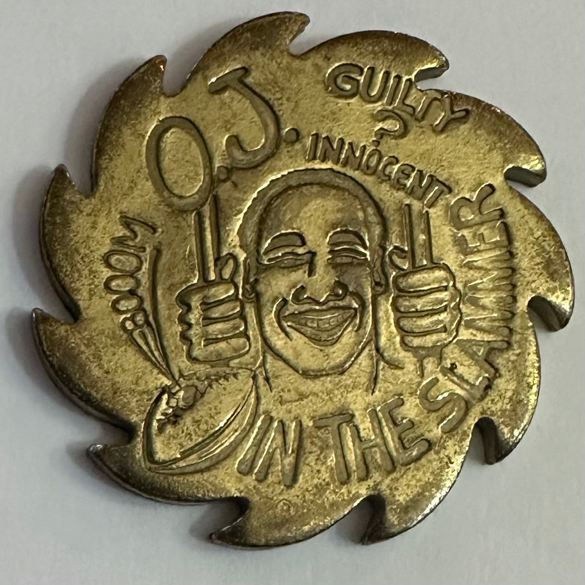 1994 OJ Simpson In the Slammer & the Chase coin