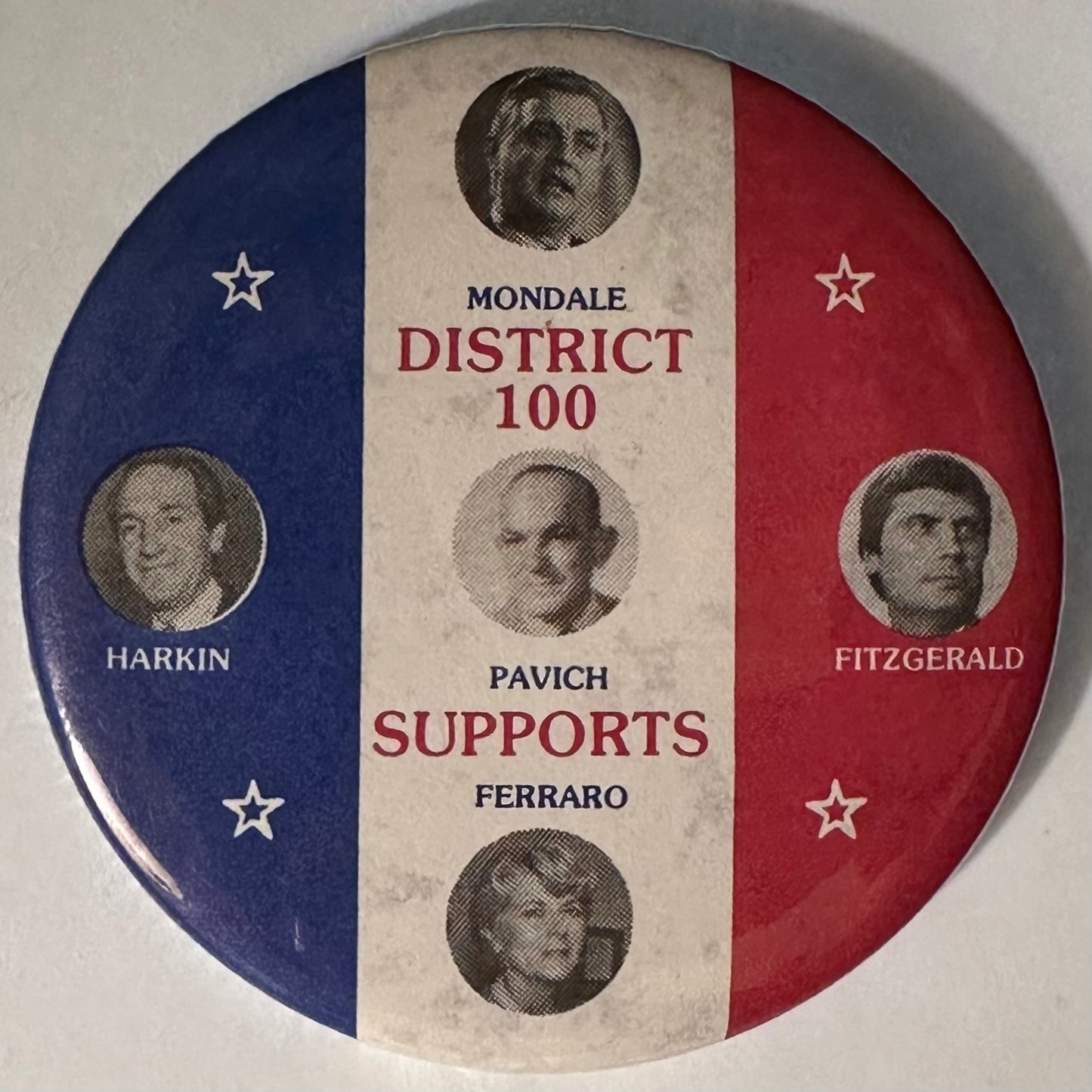 Mondale-Farraro-Harkin Iowa Coattail