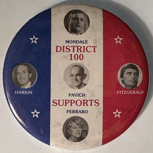 Mondale-Farraro-Harkin Iowa Coattail