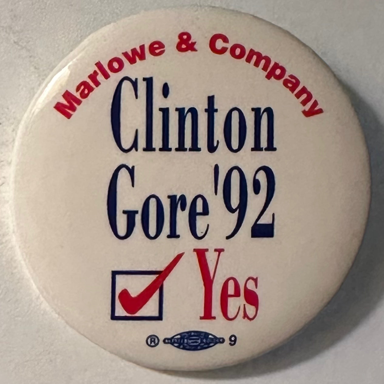 Marlowe & Company Clinton & Gore '92