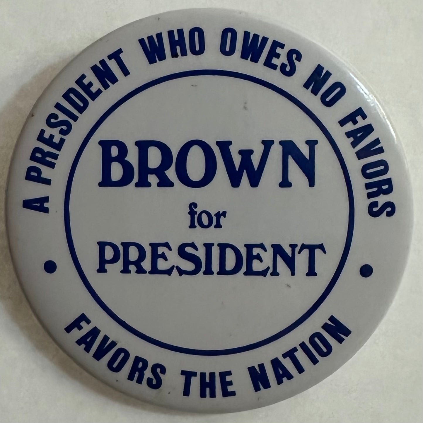 A President who owes No Favors, Jerry Brown