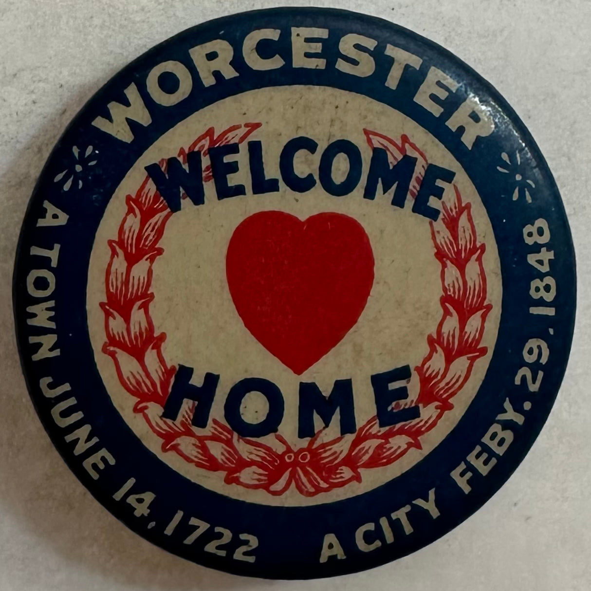 Welcome Home Worcester Massachusetts WWI