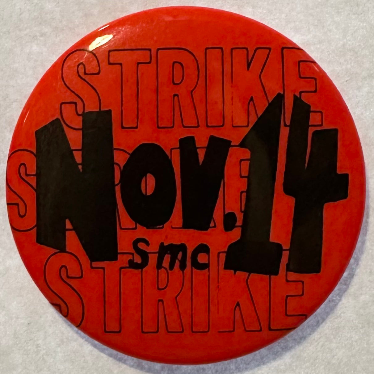 Nov. 14 Student Strike (orange) [slight variation-- see description]