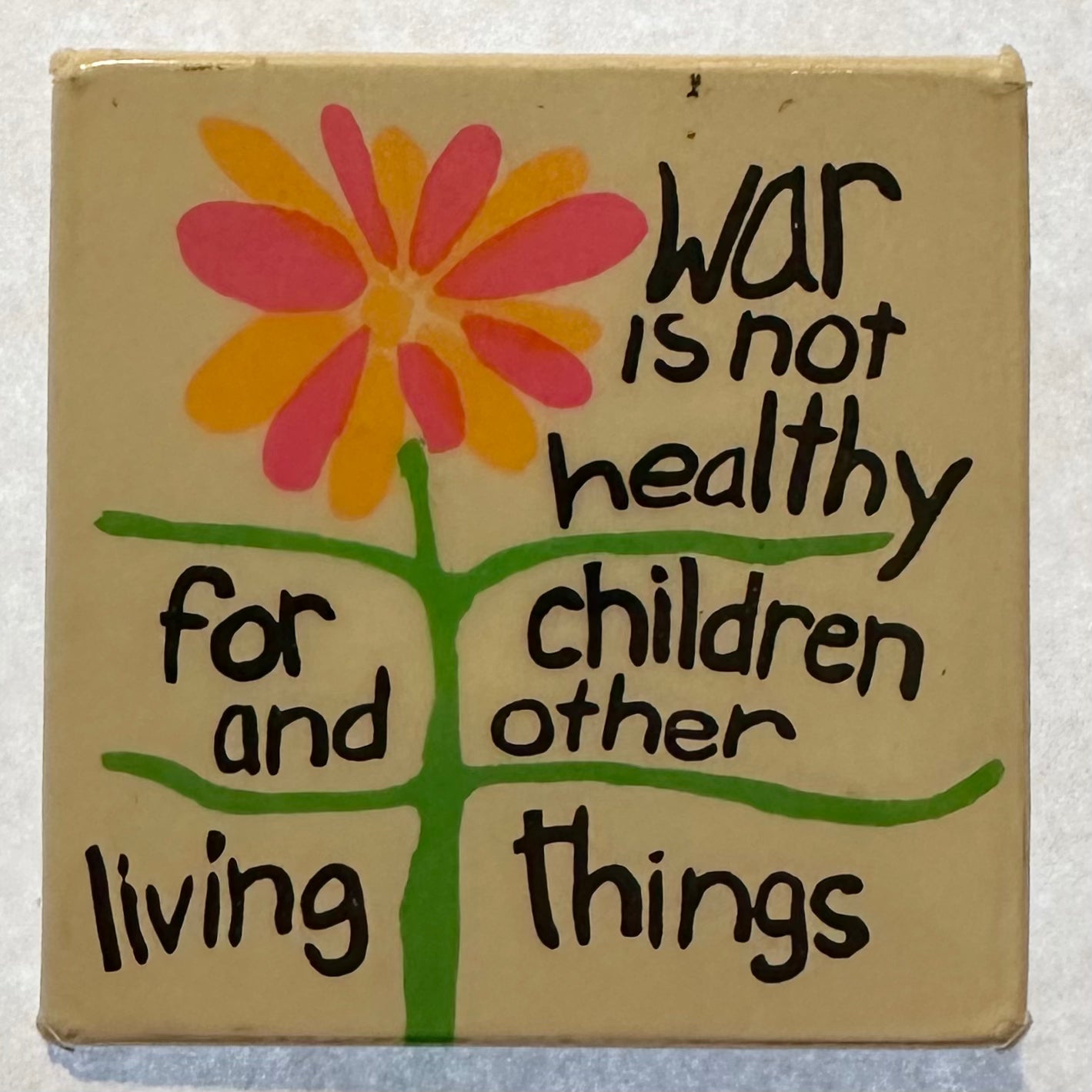 War is Not Healthy (English)