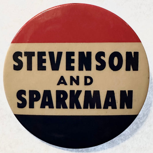3" Stevenson and Sparkman, 1952