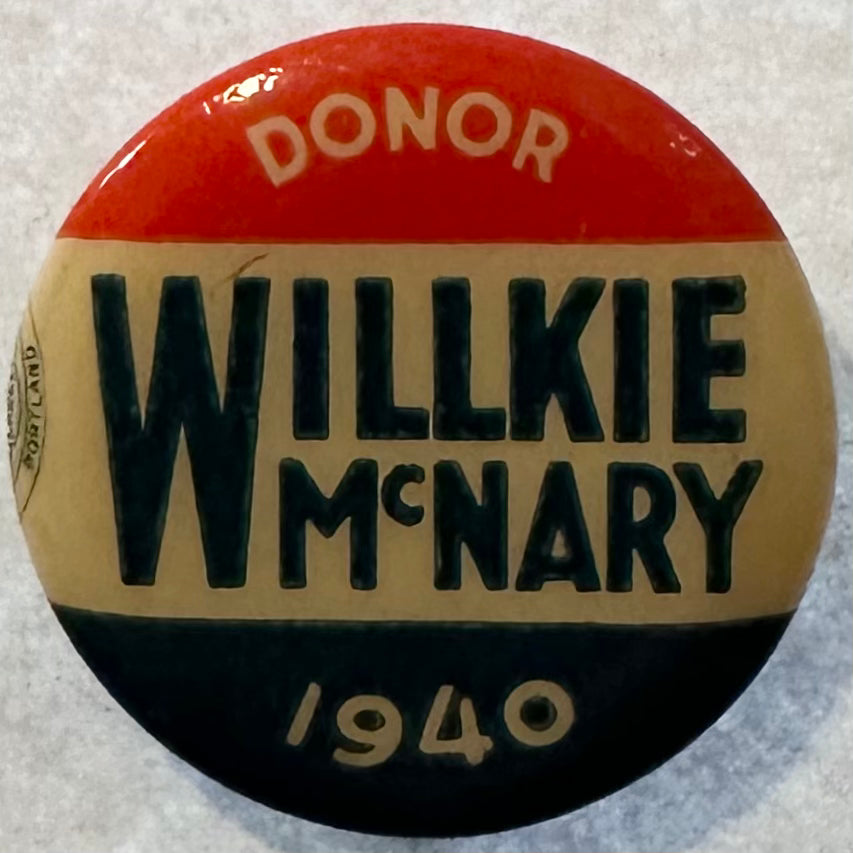 Donor Willkie McNary 1940