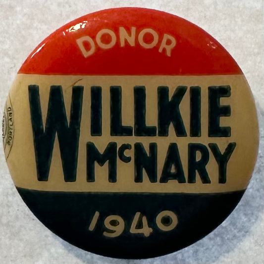 Donor Willkie McNary 1940