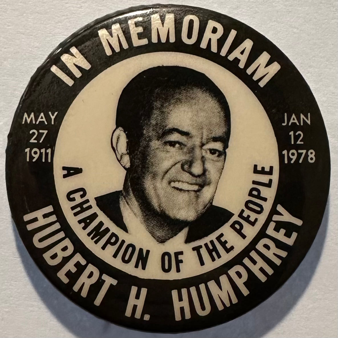 In Memoriam Hubert Humphrey, 1978