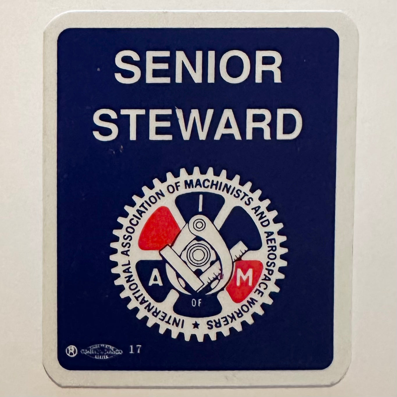 IAM Senior Steward Badge