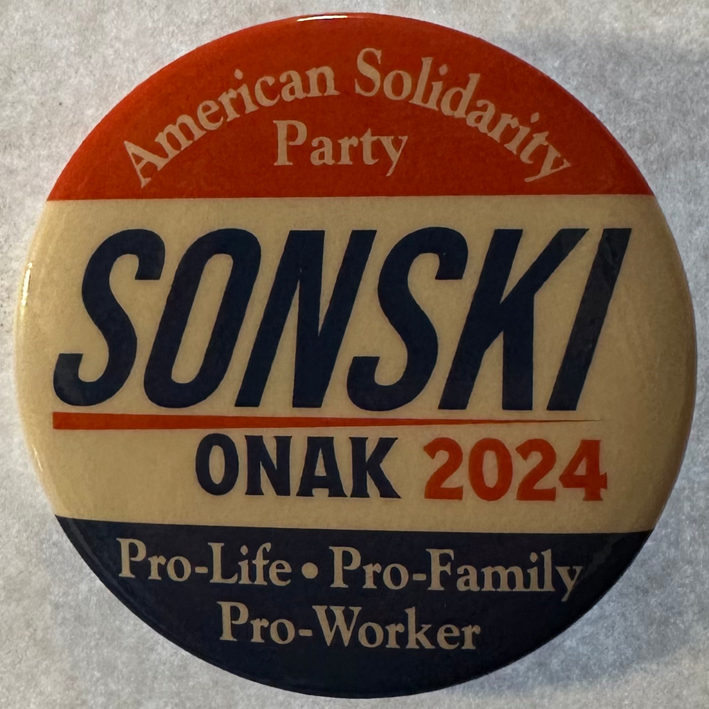 Sonski & Onak 2024 American Solidarity Party