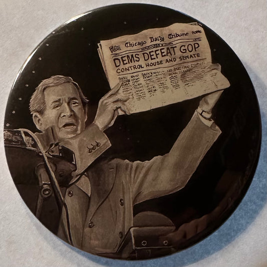 George Bush, Truman Newspaper, Brian Campbell Art