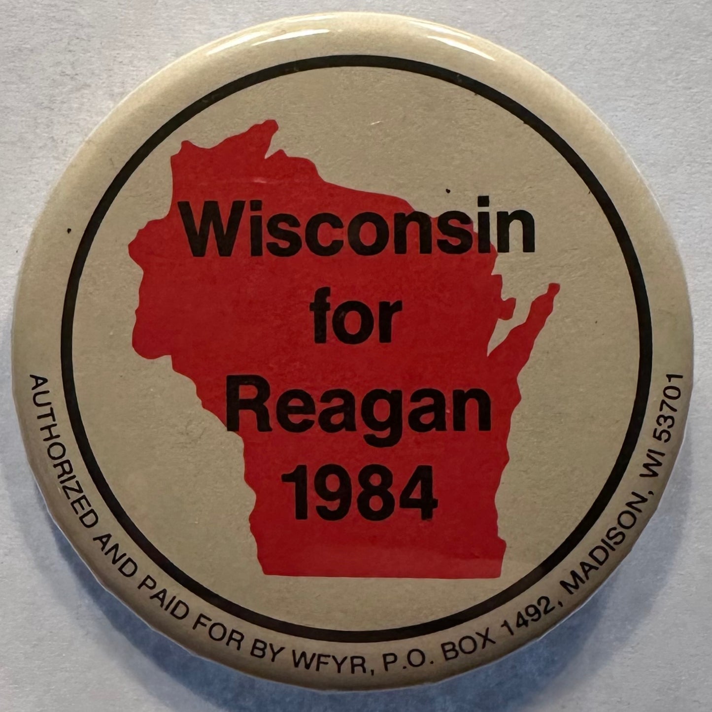 Wisconsin for Reagan 1984