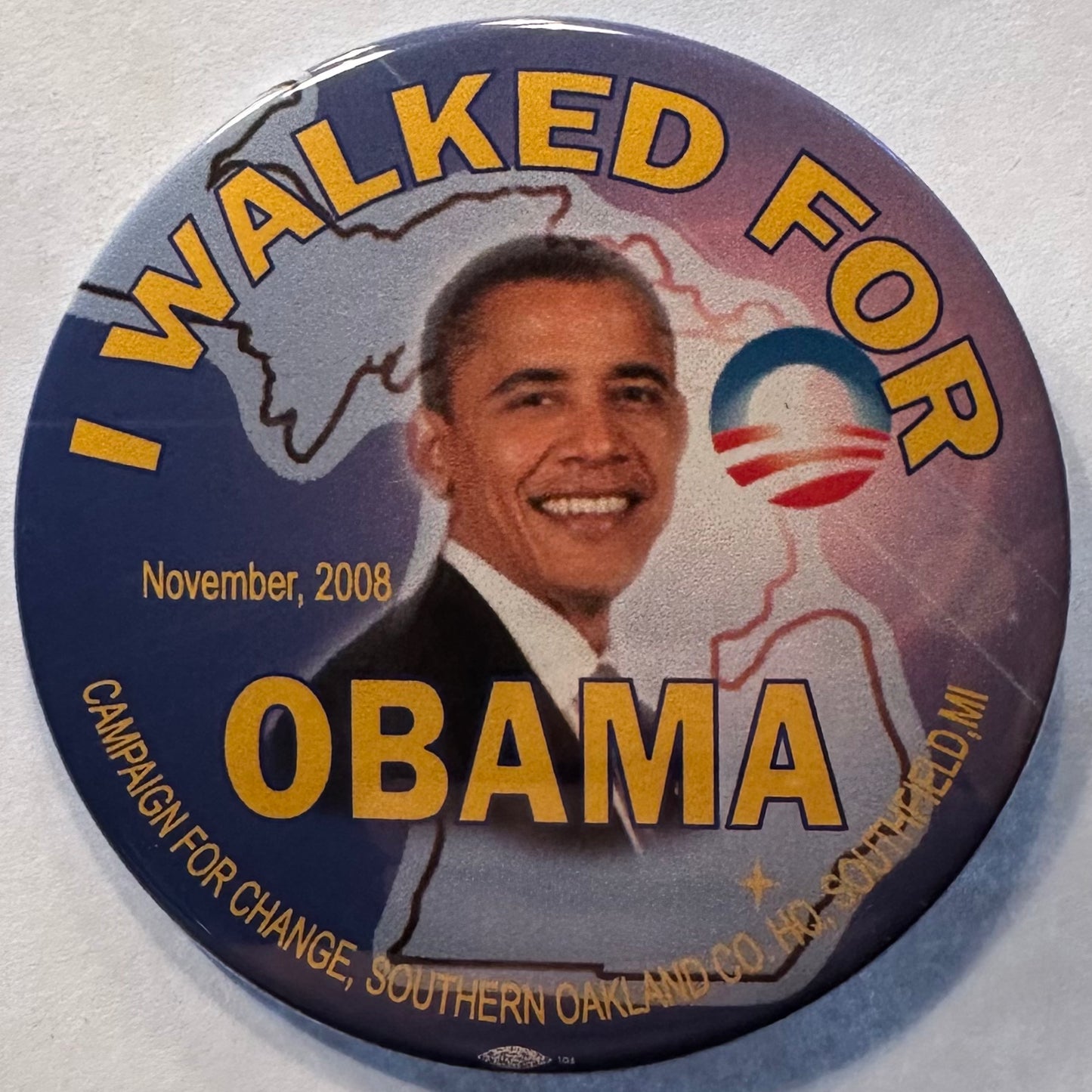 I Walked for Obama, Oakland Co, Michigan 2008