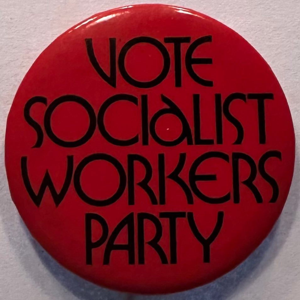 1972 Vote Socialist Workers Party