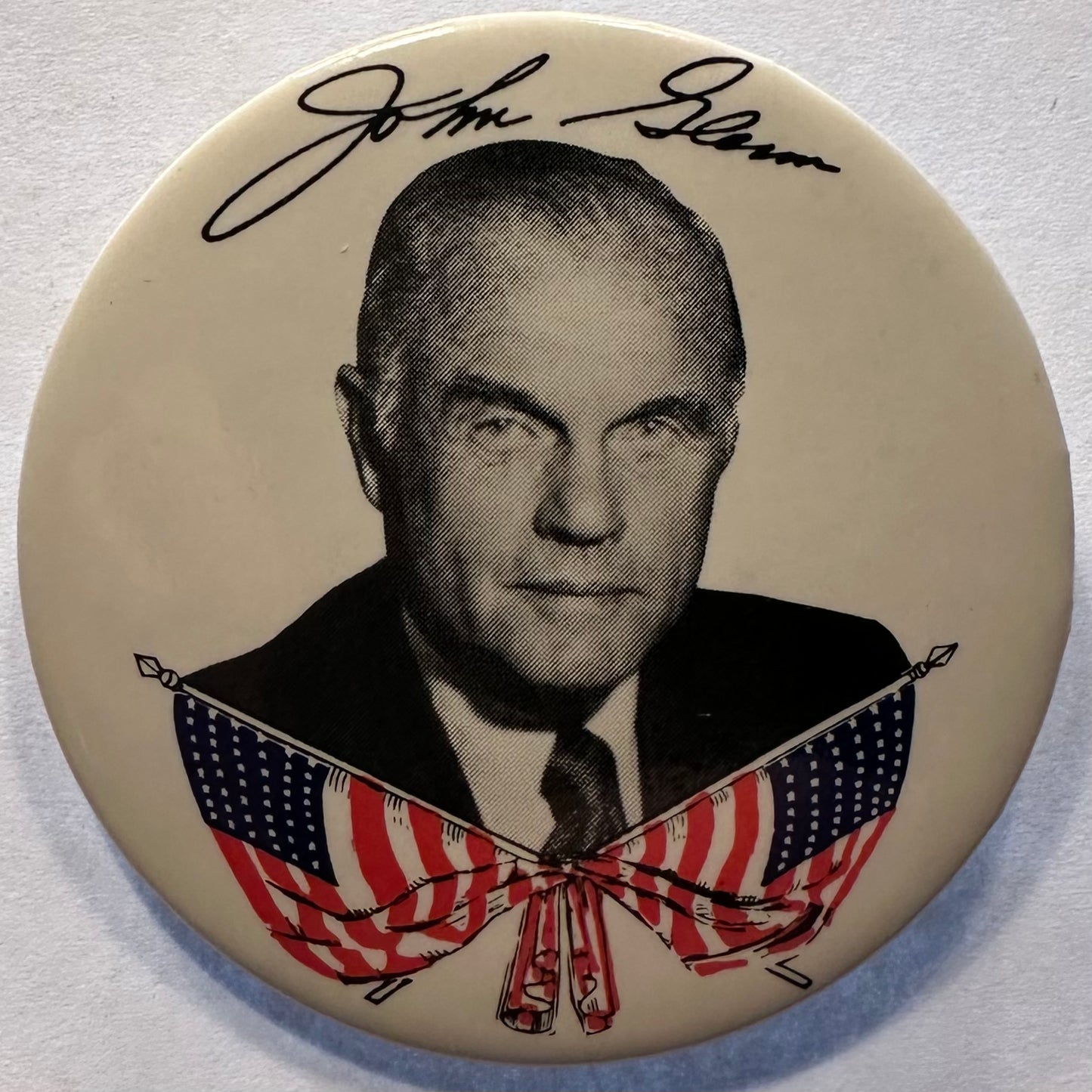 John Glenn Facsimile Signature button