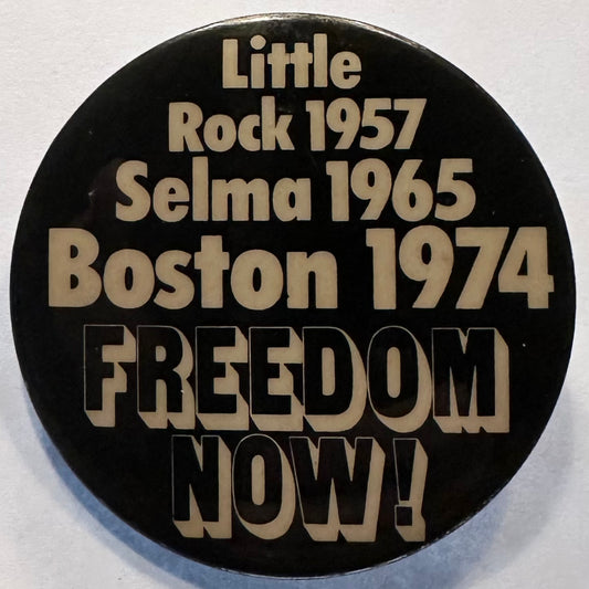 Little Rock, Selma, Boston. Freedom Now!