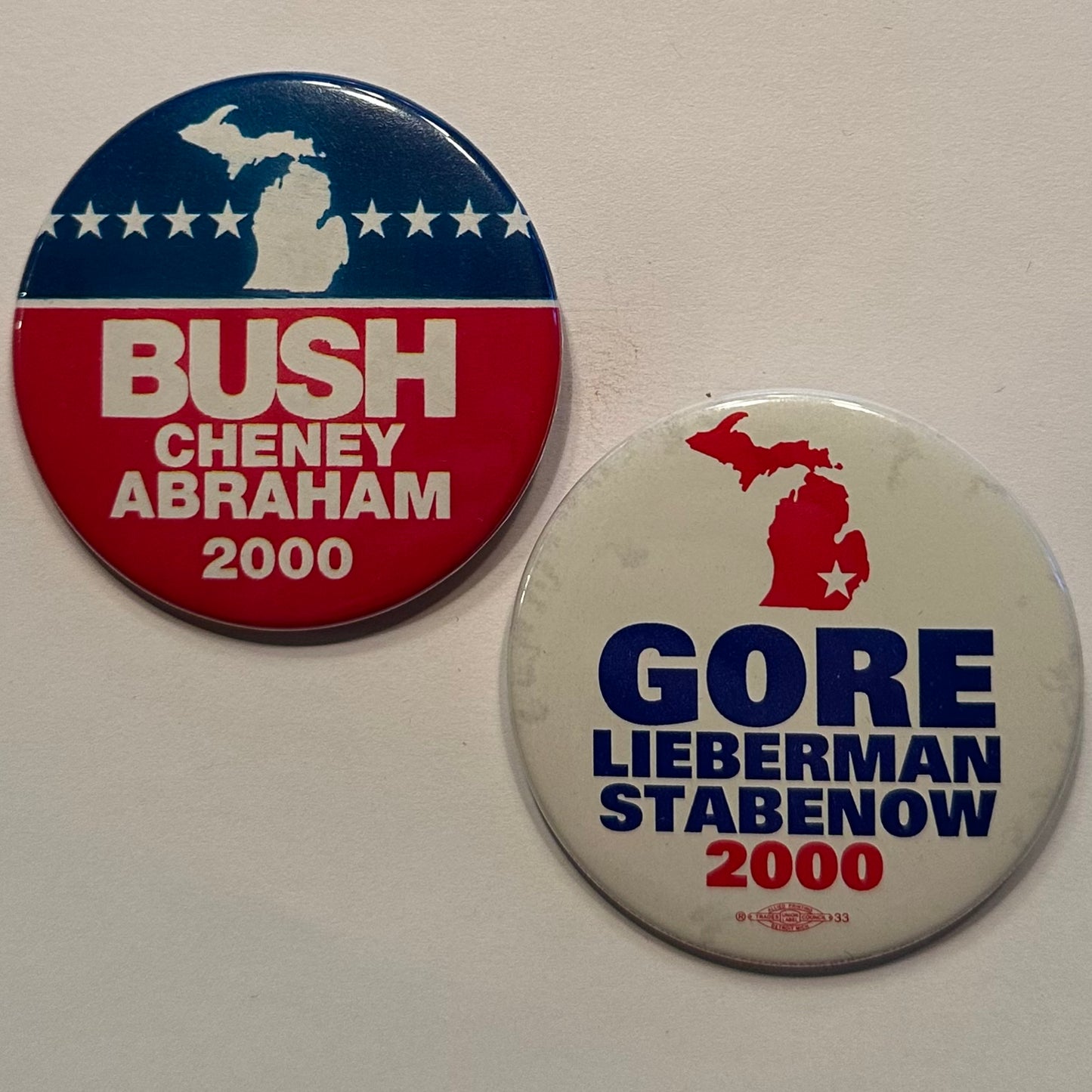 Bush & Gore Michigan Senate Coattails