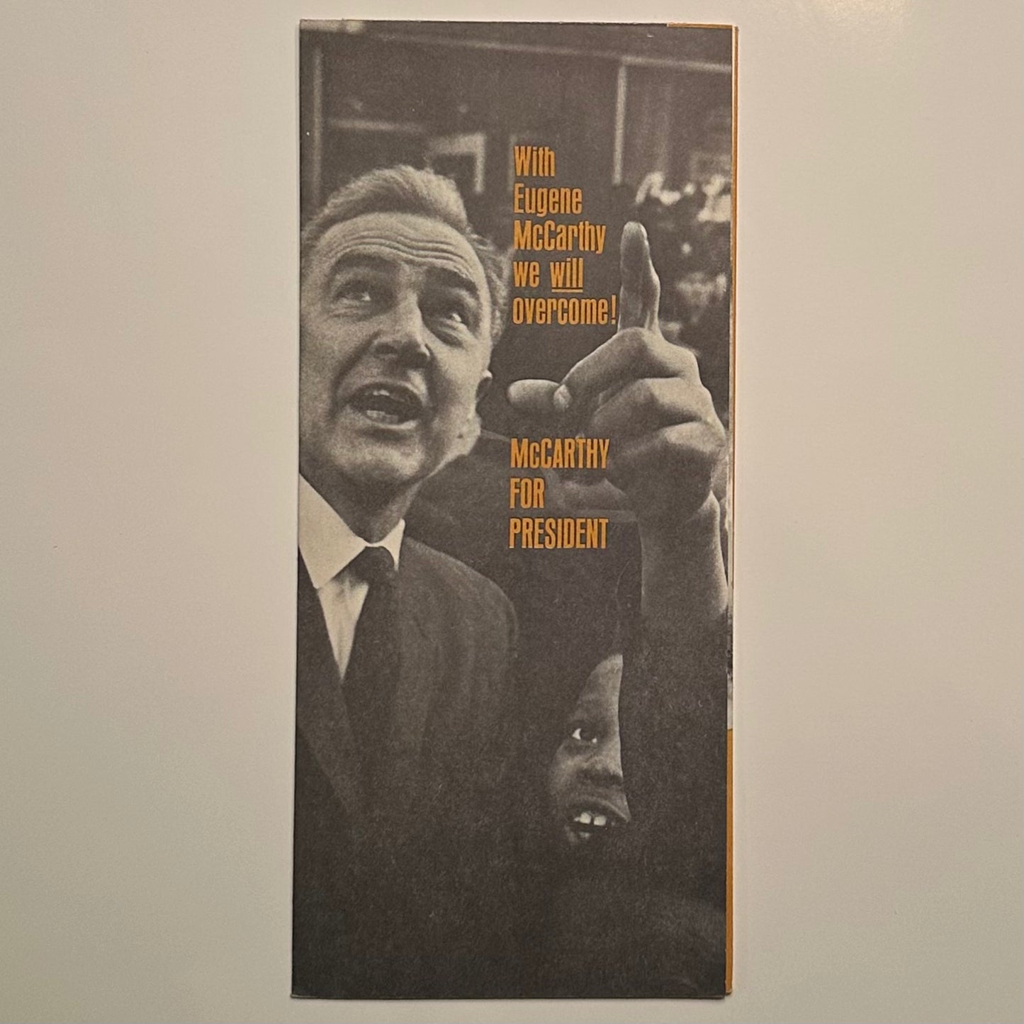 Black Americans for Eugene McCarthy pamphlet