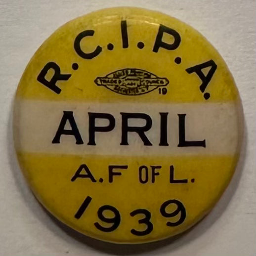 RCIPA Labor Union AFL, 1939