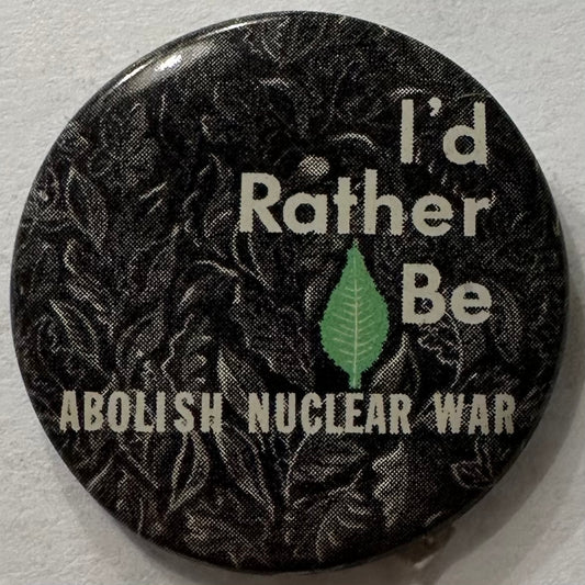 Abolish Nuclear War