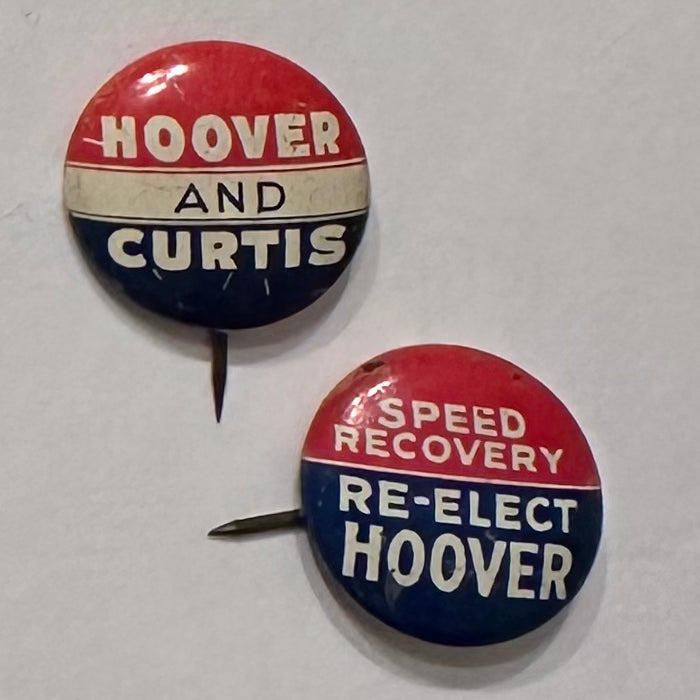 Pair of Mini Herbert Hoover Lithos