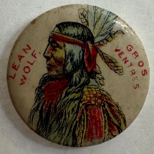 Chief Lean Wolf, Gros Ventres Tribe Advertising