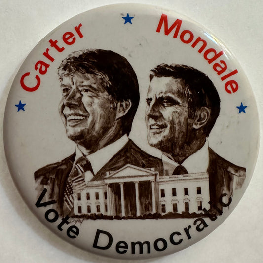 Carter Mondale Vote Democratic sketched jugate
