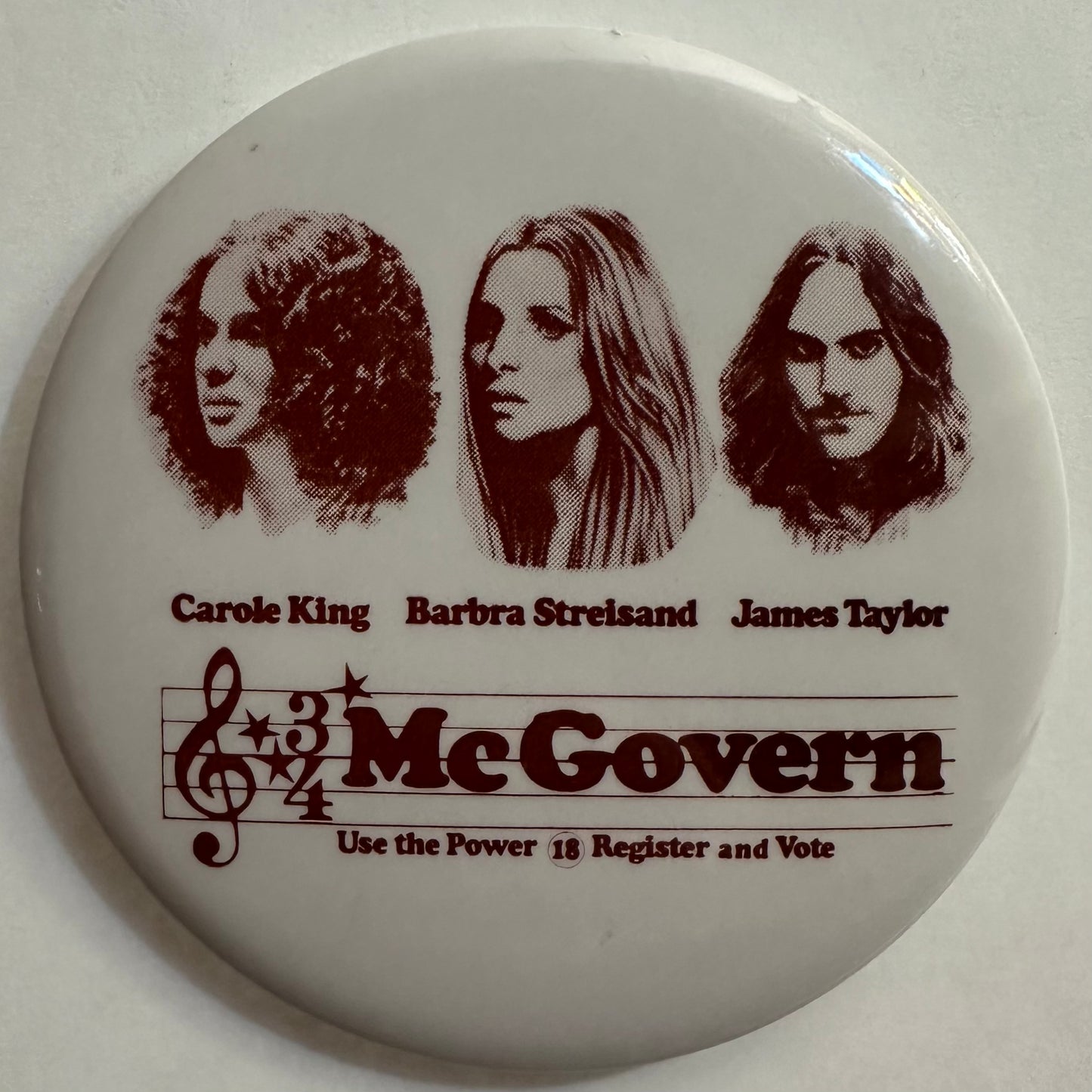 McGovern Concert button