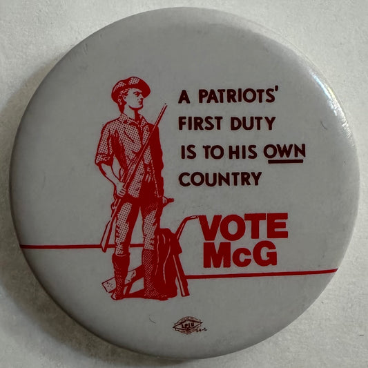 Patriots Vote McGovern