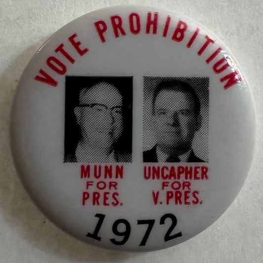 Vote Prohibition Munn & Uncapher 1972 jugate