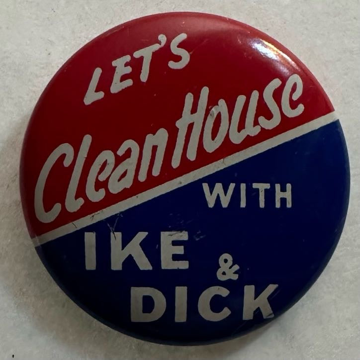 Let's Clean House with IKE & DICK litho