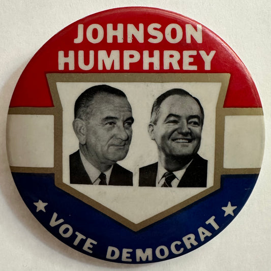 Johnson Humphrey Vote Democrat Jugate