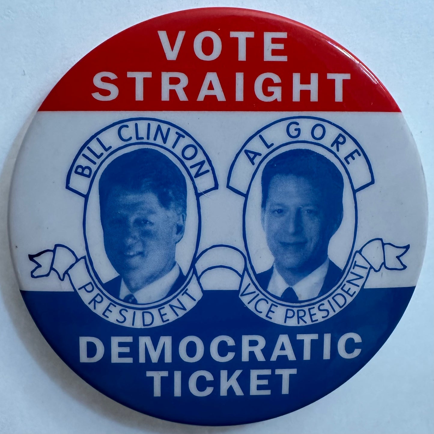 Clinton Gore Jugate Vote Straight Democratic