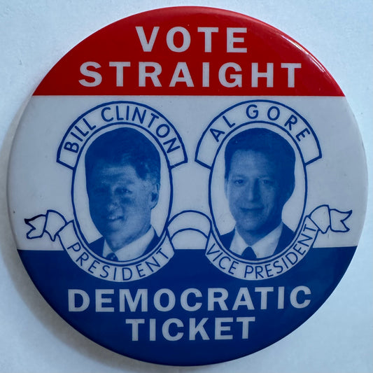 Clinton Gore Jugate Vote Straight Democratic