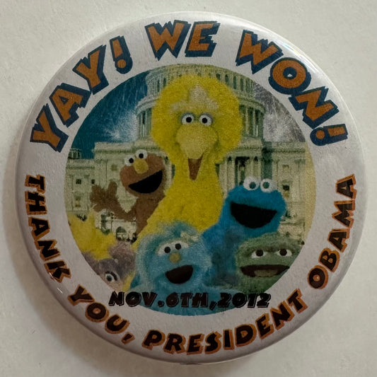 Yay! We Won! Obama Sesame Street 2012