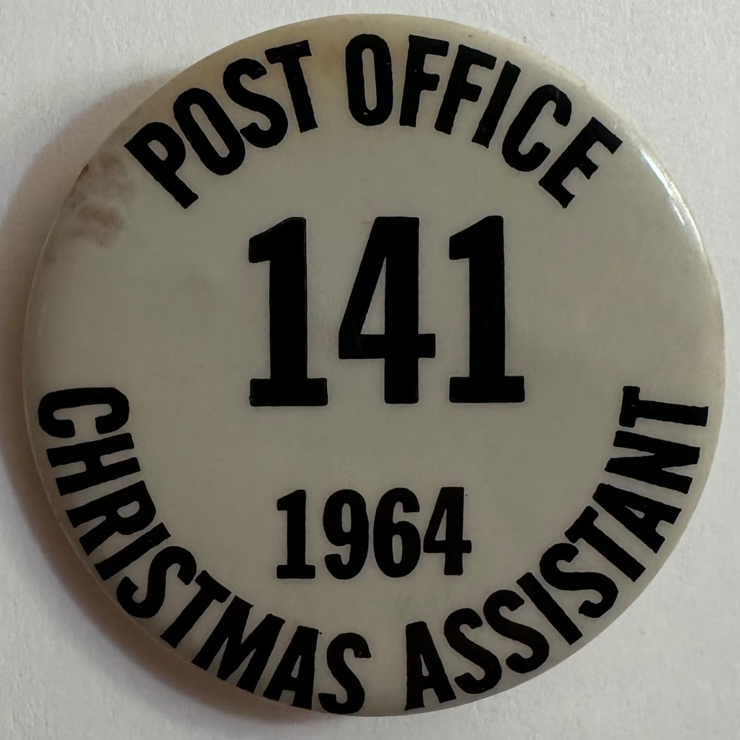 Post Office Christmas Assistant 1964