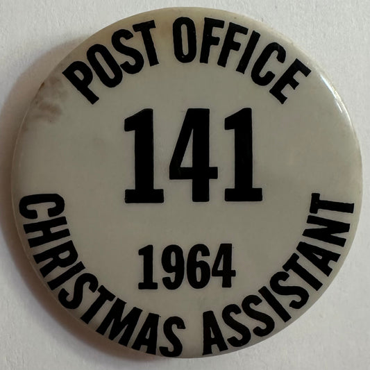 Post Office Christmas Assistant 1964