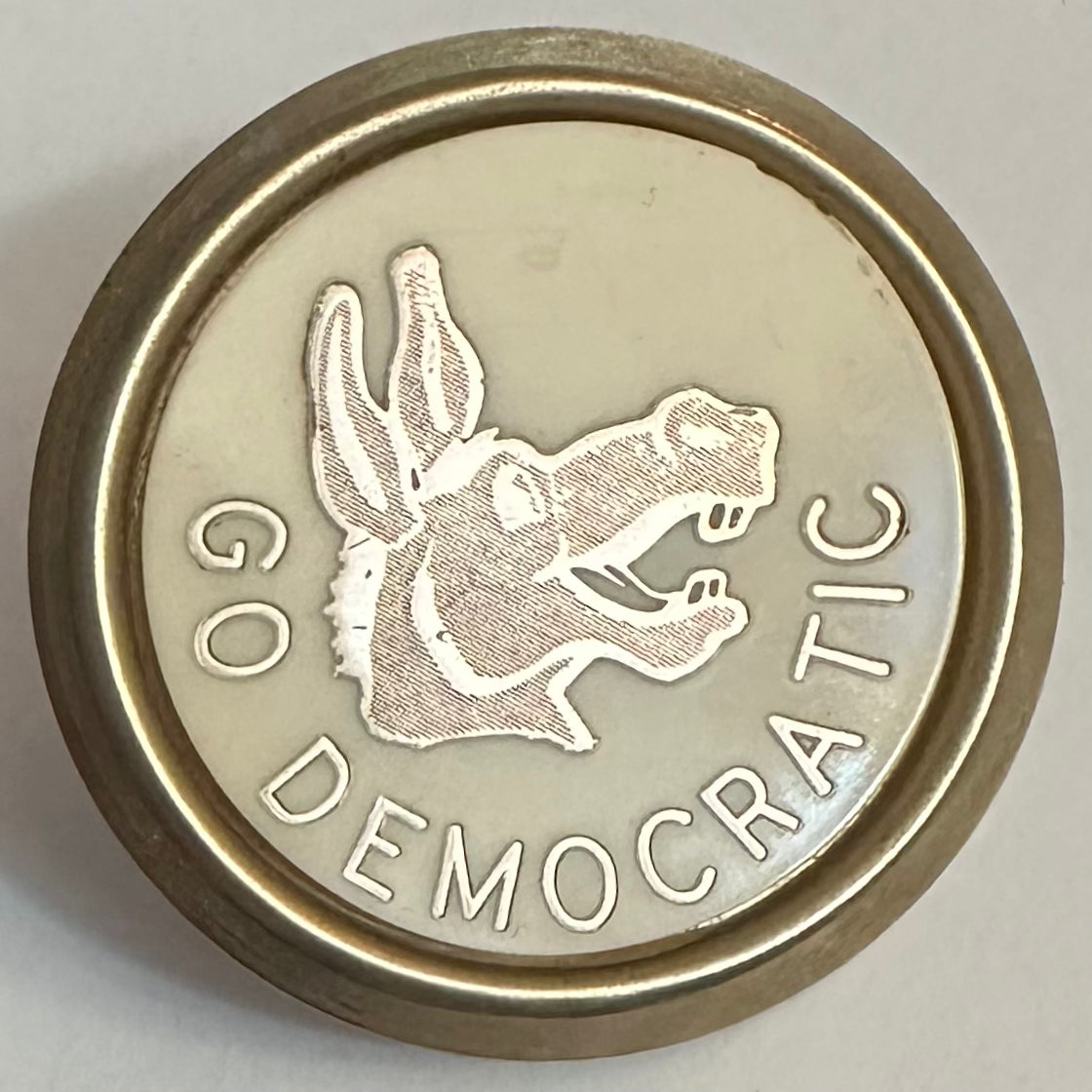 Go Democratic Tie Clip