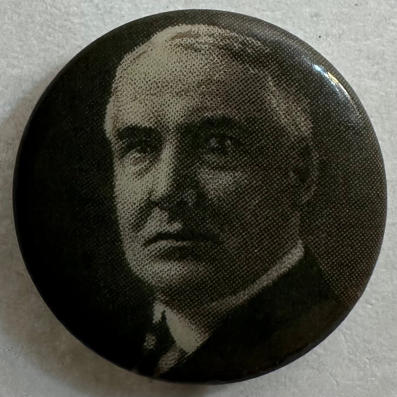 Warren Harding portrait celluloid