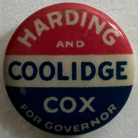 Harding Coolidge Cox Massachusetts Coattail
