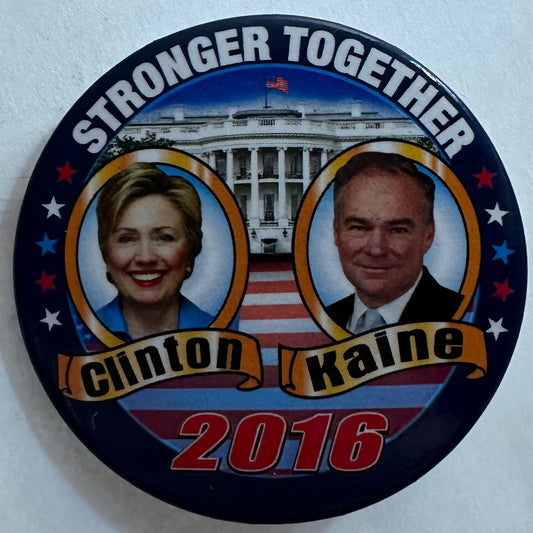 Stronger Together Clinton Kaine jugate